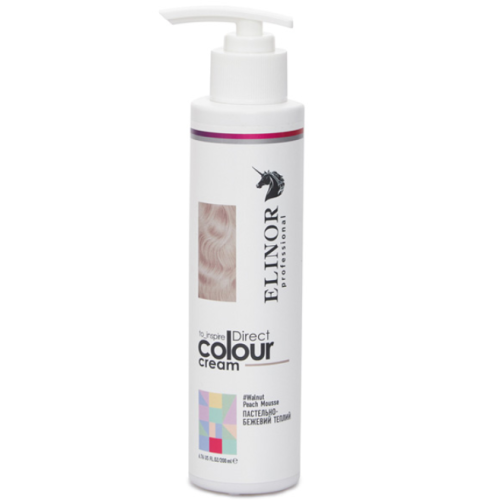 Тонуючий крем Пастельно–бежевий теплий - Elinor Colour Cream Walnut Peach Mousse 200 мл