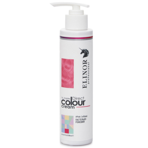 Тонуючий крем Пастельно–рожевий - Elinor Colour Cream Pink Lollipop 200 мл