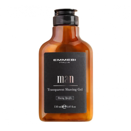 Чоловічий прозорий гель для гоління - Emmebi Italia Man Transparent Shaving Gel 150 мл
