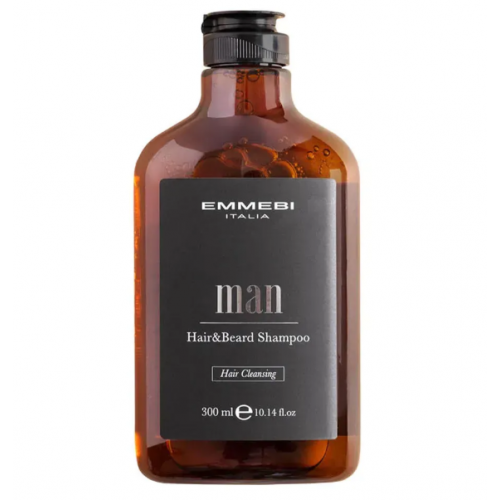 Чоловічій шампунь для бороди та волосся - Emmebi Italia Man Hair and Beard 300 мл