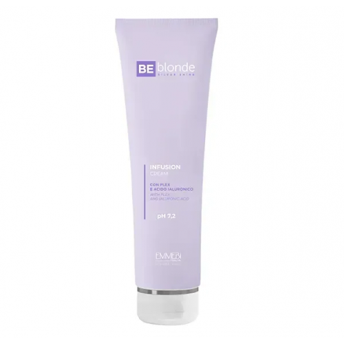 Термозахисний крем-блиск проти жовтизни - Emmebi Italia Be Blonde Silver Shine Infusion Cream 150 мл