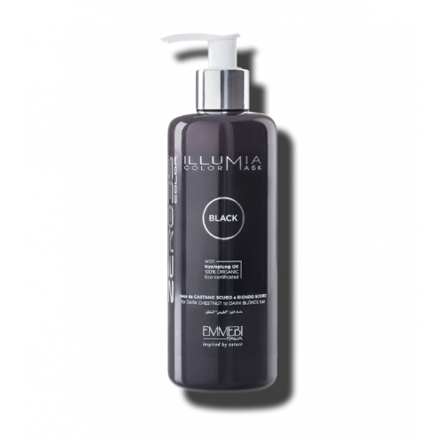 Тонувальна маска Чорна для волосся - Emmebi Italia Illumia Color Mask Black 300 мл