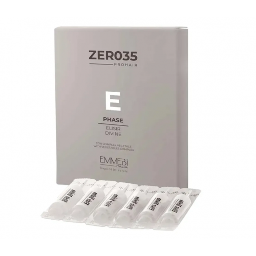 Відновлювальні ампули для волосся Фаза E - Emmebi Italia ZER035 ProHair Phase-E Pro-Hair Elisir Divine 12 шт * 4 мл