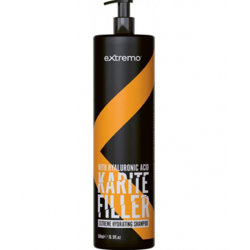 Шампунь з каріте для пошкодженого та сухого волосся - Extremo Bоtох Karite Yaluronic Acid Shampoo 500 мл