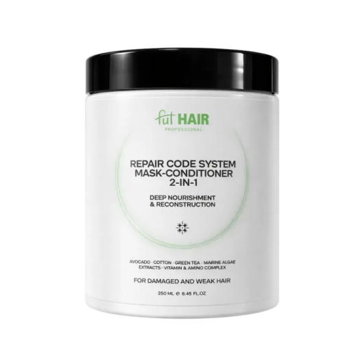 Відновлююча маска-кондиціонер для пошкодженого волосся FutHAIR Repair Code Mask-Conditioner 2-in-1