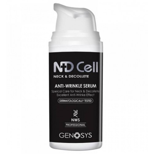 Genosys Сироватка проти зморшок в області декольте та шиї ND Cell Anti-Wrinkle Serum 30 мл