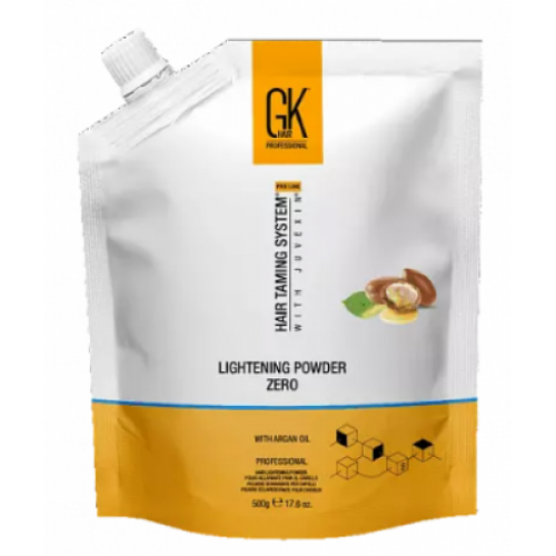 Пудра для знебарвлення волосся з олією аргани - Global Keratin Lightening Powder Zero 500 г