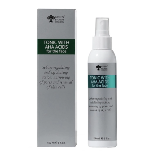Тонік з АНА кислотами для обличчя рН 3,5 - Green Pharm Cosmetic