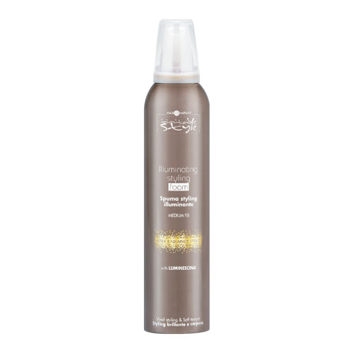 Мус для надання блиску середньої фіксації - Hair Company Professional Inimitable Style Illuminating Styling Foam 250 мл