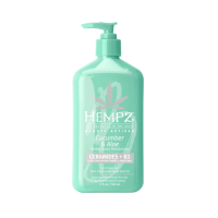 Молочко для тіла Огірок, алое, цераміди + В3 - Hempz Cucumber & Aloe Herbal Body Moisturizer 500 мл