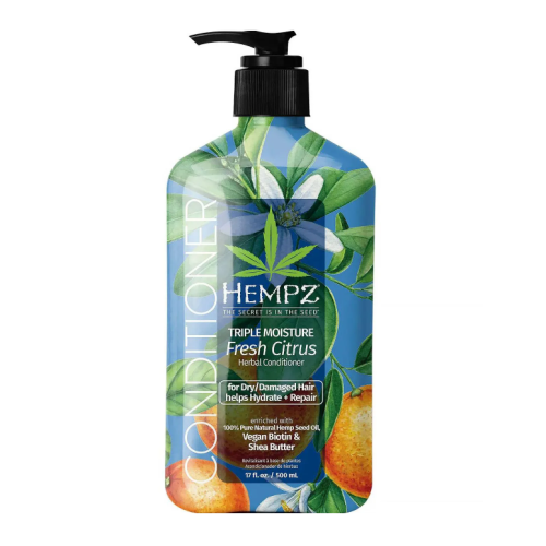 Інтенсивно зволожуючий кондиціонер - маска для сухого волосся - Hempz Triple Moisture Fresh Citrus Herbal Conditioner