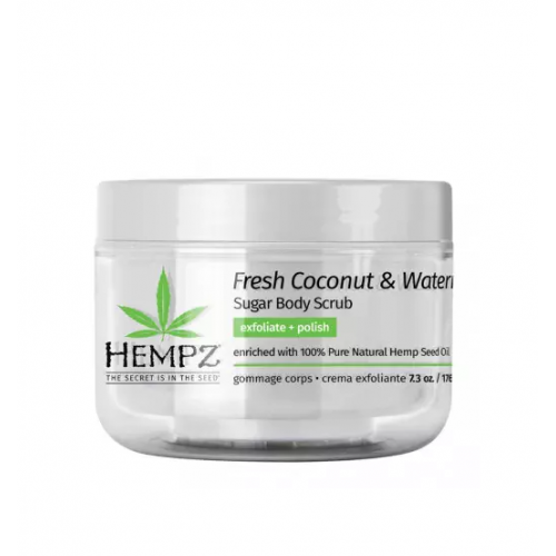 Hempz Fresh Coconut Watermelon Sugar Body Scrub Живильний цукровий скраб для тіла кокос та кавун 176 гр