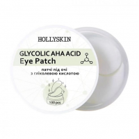 Патчі під очі з гліколевою кислотою - Hollyskin Glycolic AHA Acid Eye Patch 100 шт