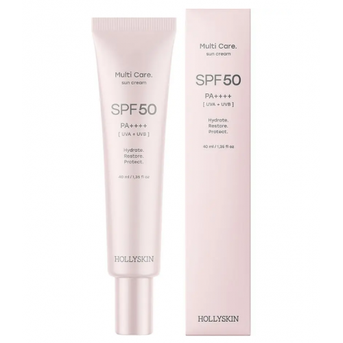 Сонцезахисний крем для обличчя - Hollyskin Multi Care SPF 50 40 мл