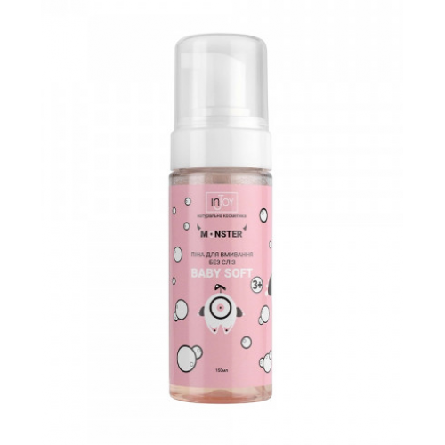 InJoy Monsters Line Baby Soft Cleansing Foam Пінка для вмивання Без сліз 150 мл