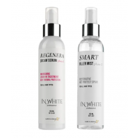 Набір для відновлення (крем-сироватка 150 мл + спрей-філлер 150 мл) - IN WHITE Professional Termo Pro Protect Duo