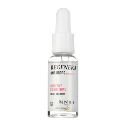 Олія для розгладження волосся - IN WHITE Regenera Hair Drops