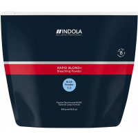 Безпиловий Освітлюючий порошок Блакитний Indola Profession Rapid Blond + Blue Dust-Free Powder, 450 гр