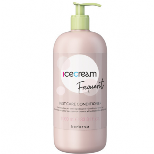 Кондиціонер для всіх типів волосся - Inebrya Ice Cream Freqent Best Care Conditioner 1000 мл