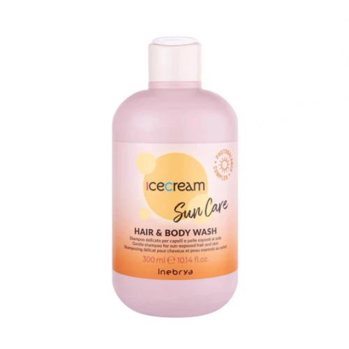 Шампунь для відновлення волосся і тіла - Inebrya Sun Care Hair and Body Shampoo 300 мл
