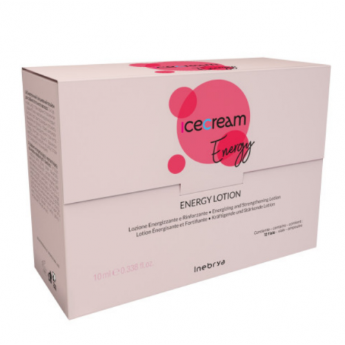 Лосьйон проти випадіння волосся - Inebrya Ice Cream Energy Lotion Intensive 10 шт * 12 мл
