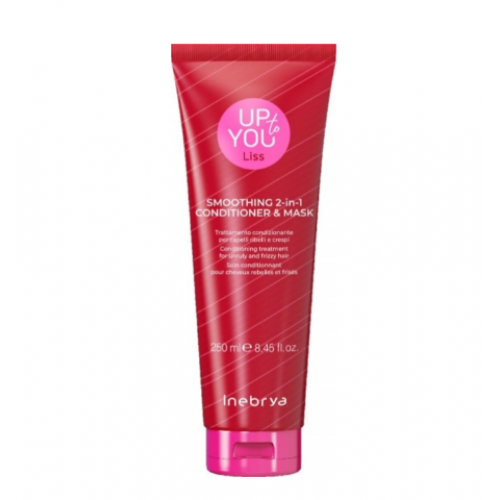 Кондиціонер-маска для неслухняного волосся - Inebrya Up To You Liss Smoothing 2 In 1 Conditioner Mask