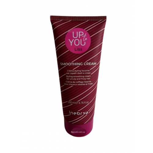 Крем для укладання неслухняного волосся - Inebrya Up To You Liss Smoothing Cream