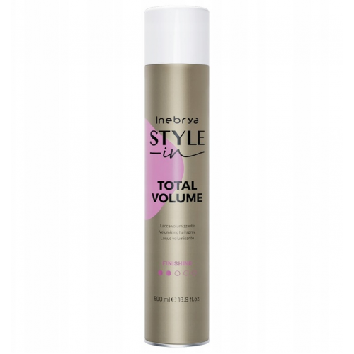 Лак для надання об'єму - Inebrya Total Volume Hair Spray 500 мл