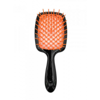 Janeke 1830 Superbrush гребінець для волосся чорний з помаранчевим
