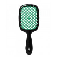 Janeke 1830 Superbrush гребінець для волосся чорний з зеленим Janeke 1830 Superbrush гребінець для волосся чорний з зеленим