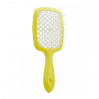 Janeke 1830 Superbrush гребінець для волосся Жовта C білим