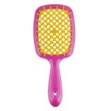 Janeke 1830 Superbrush гребінець для волосся рожевий з жовтим