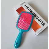 Janeke 1830 Superbrush гребінець для волосся Бірюза з рожевим