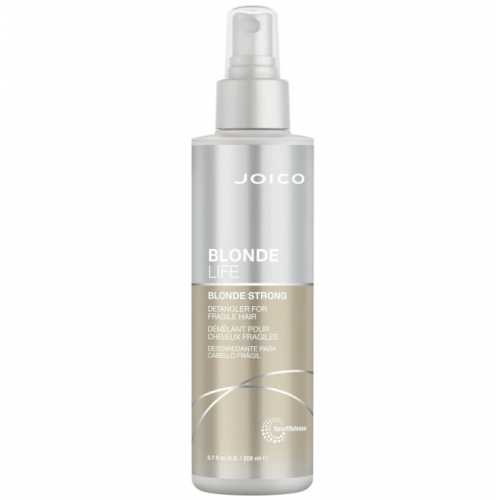 Незмивний спрей-кондиціонер проти ламкості з термозахистом - Joico Blonde Life Strong Detangler 200 мл