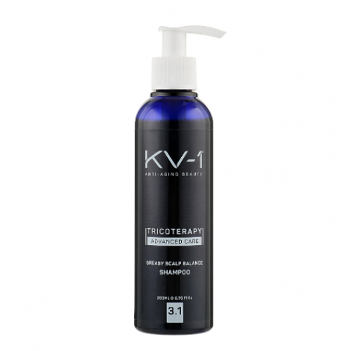 KV-1 Tricoterapy Greasy Scalp Balance Shampoo Шампунь очищувальний проти лупи, жирна себорея 3.1 200 мл