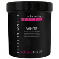 Освітлююча пудра без пилу до 7 тонів (біла) - Karibelly Color Action Deco Powder White 500 гр