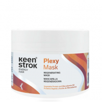 Маска зі зміцнюючими волокнами для реконструкції волосся - KEEN STROK Plexy Regenerating Mask 300 мл