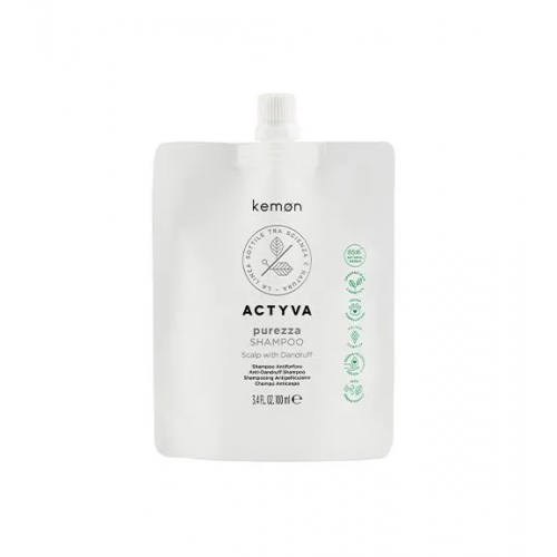 Відлущуючий шампунь-рефіл від лупи - Kemon Actyva Purezza Peeling