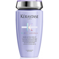 Фіолетовий шампунь проти жовтизни для освітленого та сивого волосся - Kerastase Blond Absolu Bain Ultra-Violet Shampoo 250 мл