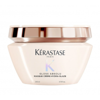 Кремова маска для розгладжування товстого, неслухняного волосся - Kerastase Gloss Absolu Masque Creme Hydra-Glaze