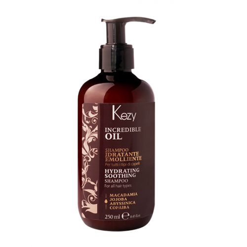 Шампунь зволожувальний та розгладжувальний для волосся - Kezy Incredible Oil Hydrating Shampoo