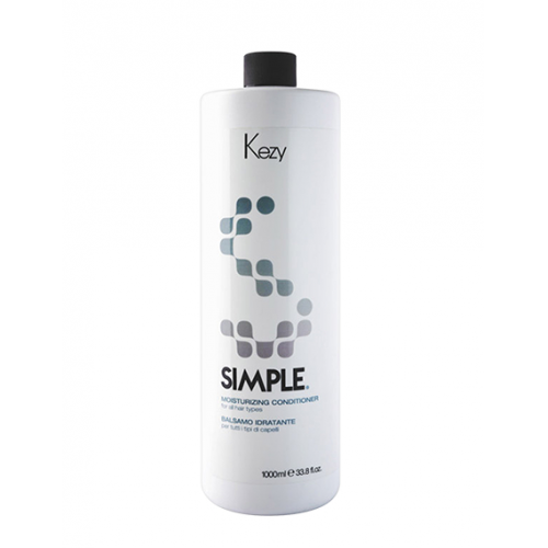 Зволожувальний бальзам для волосся - Kezy Simple Moisturizing Conditioner 1000 мл