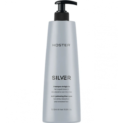 Шампунь проти жовтизни - Koster Silver Anti-yellow Shampoo 500 мл