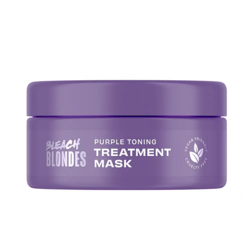 Маска для нейтралізації жовтизни освітленого волосся - Lee Stafford Bleach Blondes Purple Toning Treatment Mask 200 мл