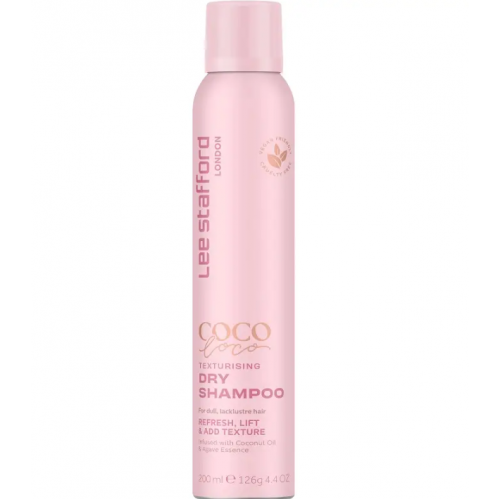 Сухий шампунь для волосся - Lee Stafford Coco Loco Texturising Dry Shampoo 200 мл