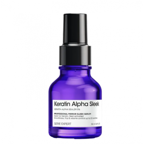 Сироватка для гладкості та контролю пухнастості волосся - L'Oreal Professionnel Keratin Alpha Sleek Serum 50 мл