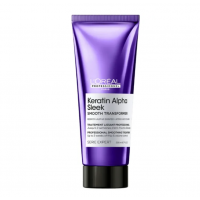 Засіб для гладкості та контролю пухнастості волосся - L'Oreal Professionnel Keratin Alpha Sleek Smooth Transformer 200 мл