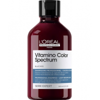 Шампунь для нейтралізації помаранчевих напівтонів - L'Oreal Vitamino Color Spectrum Shampoo Blue Dyes 300 мл Шампунь для нейтралізації помаранчевих напівтонів - L'Oreal Vitamino Color Spectrum Shampoo Blue Dyes 300 мл