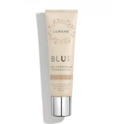 Стійка тональна основа SPF15 Lumene Blur Foundation 1 Classic Beige