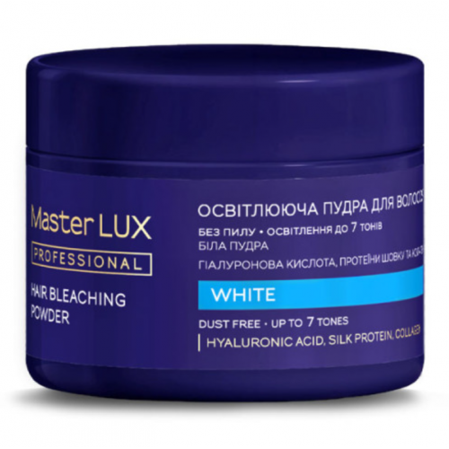 Освітлююча пудра до 7 тонів - Master LUX White Bleaching Powder